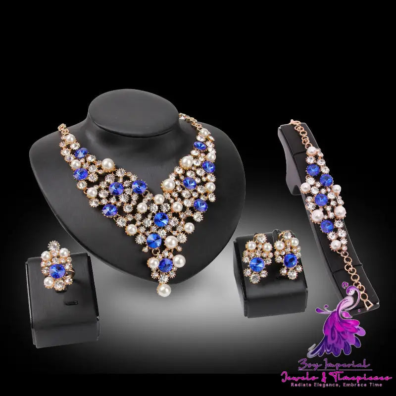 Four-Piece Bridal Jewelry Set