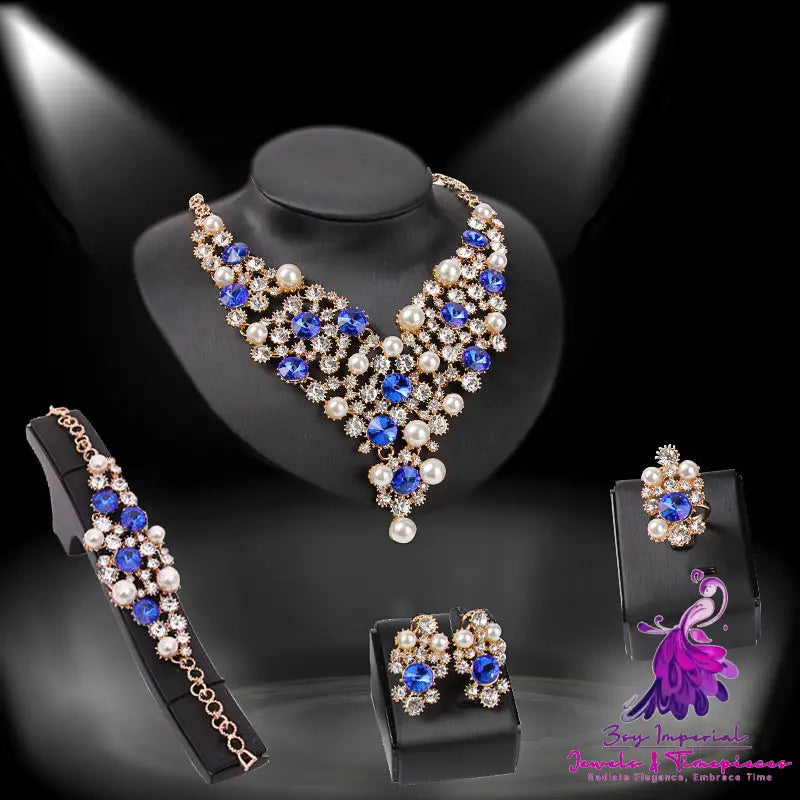 Four-Piece Bridal Jewelry Set