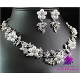 Bridal Necklace Earring Set