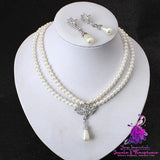 Bridal Pearl Jewelry Set