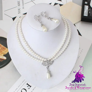 Bridal Pearl Jewelry Set