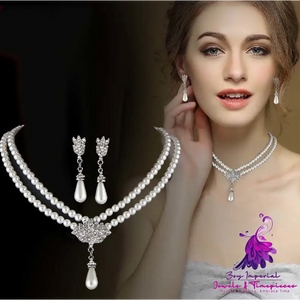 Bridal Pearl Jewelry Set