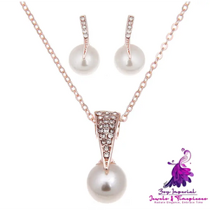 Pearl Necklace Set