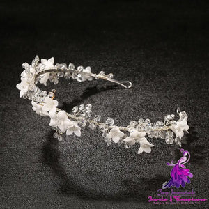 Crystal Pearl Bridal Tiara