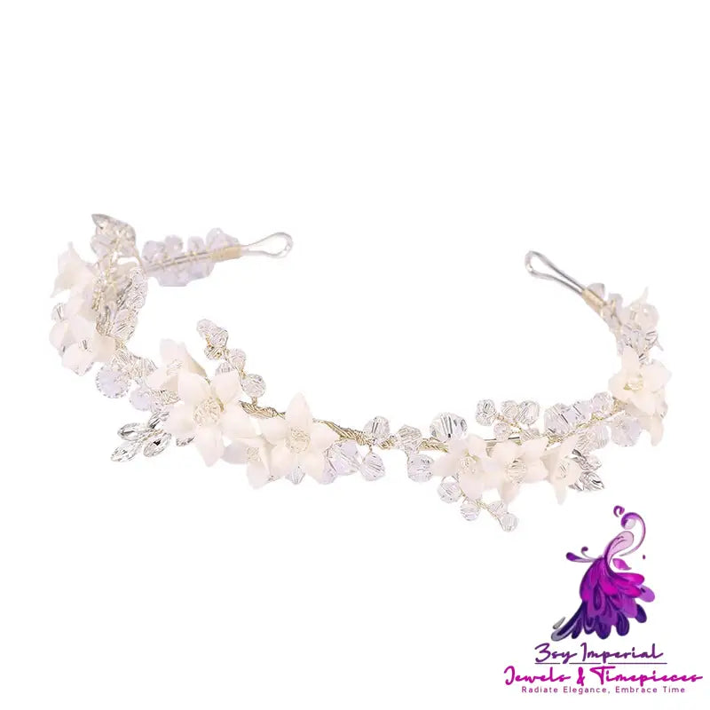 Crystal Pearl Bridal Tiara