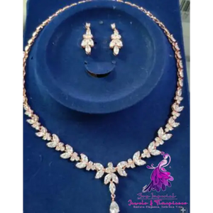 Simple Zircon Bridal Set