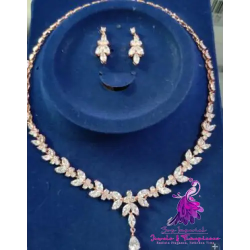 Simple Zircon Bridal Set