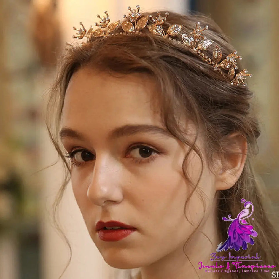 Bridal Tiara Delicate Floral Shape Headwear