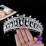 Zircon Pearl Bridal Wedding Tiara