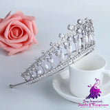 Zircon Pearl Bridal Wedding Tiara