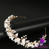 Ceramic Flower Bride Wedding Hair Accessories