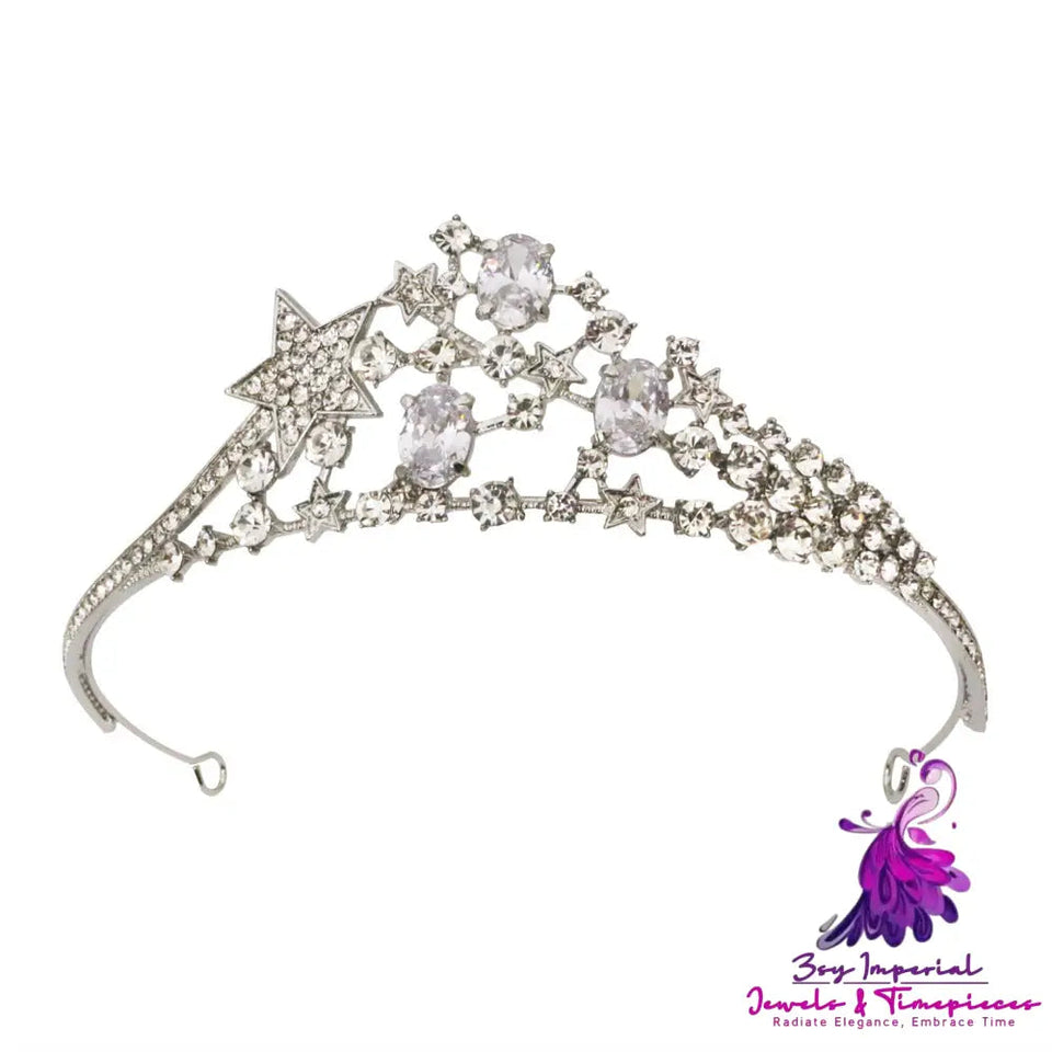 Zircon Star Bride Crown Princess