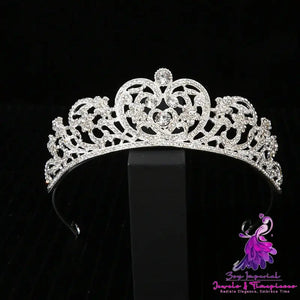 Crown Bride Wedding Zirconia Stone