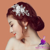 Diamond Alloy Crown Bride Headpiece