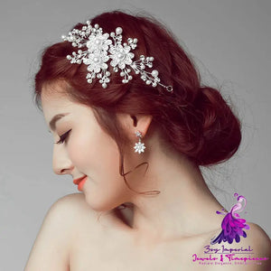 Diamond Alloy Crown Bride Headpiece