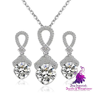 East Accessories Zircon Bridal Set