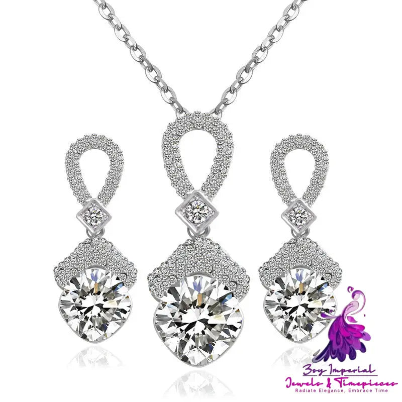 East Accessories Zircon Bridal Set