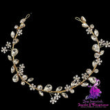 Fashion OL Rhinestone Plum Blossom Headband