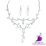 Bride Set Zircon Necklace