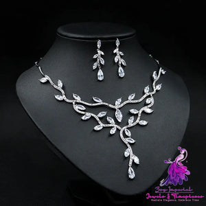 Bride Set Zircon Necklace