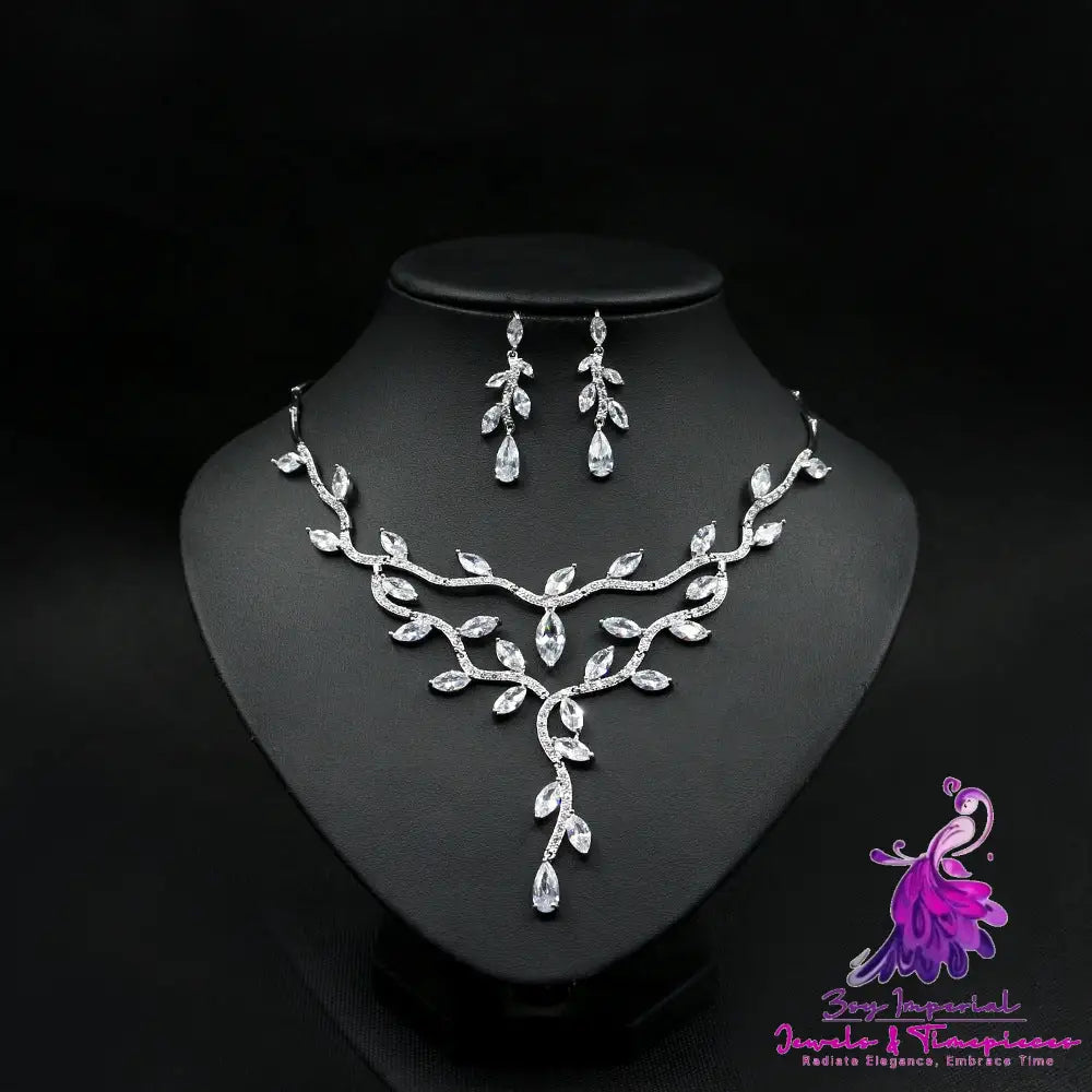 Bride Set Zircon Necklace