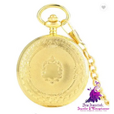 Glossy Bronze Semi-automatic Pocket Watch