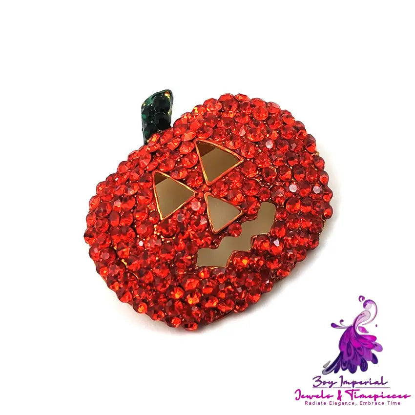 Halloween Pumpkin Brooch