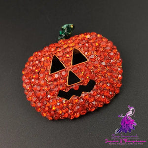 Halloween Pumpkin Brooch