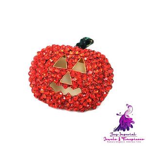 Halloween Pumpkin Brooch