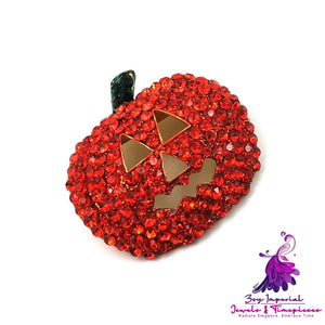 Halloween Pumpkin Brooch