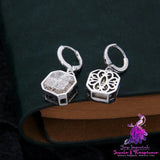 Women’s Brown Sterling Silver Earrings