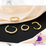 Fashion Temperament Silver Earrings