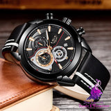 Trendy Waterproof Business Belt Watch