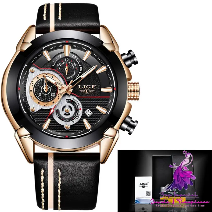 Trendy Waterproof Business Belt Watch