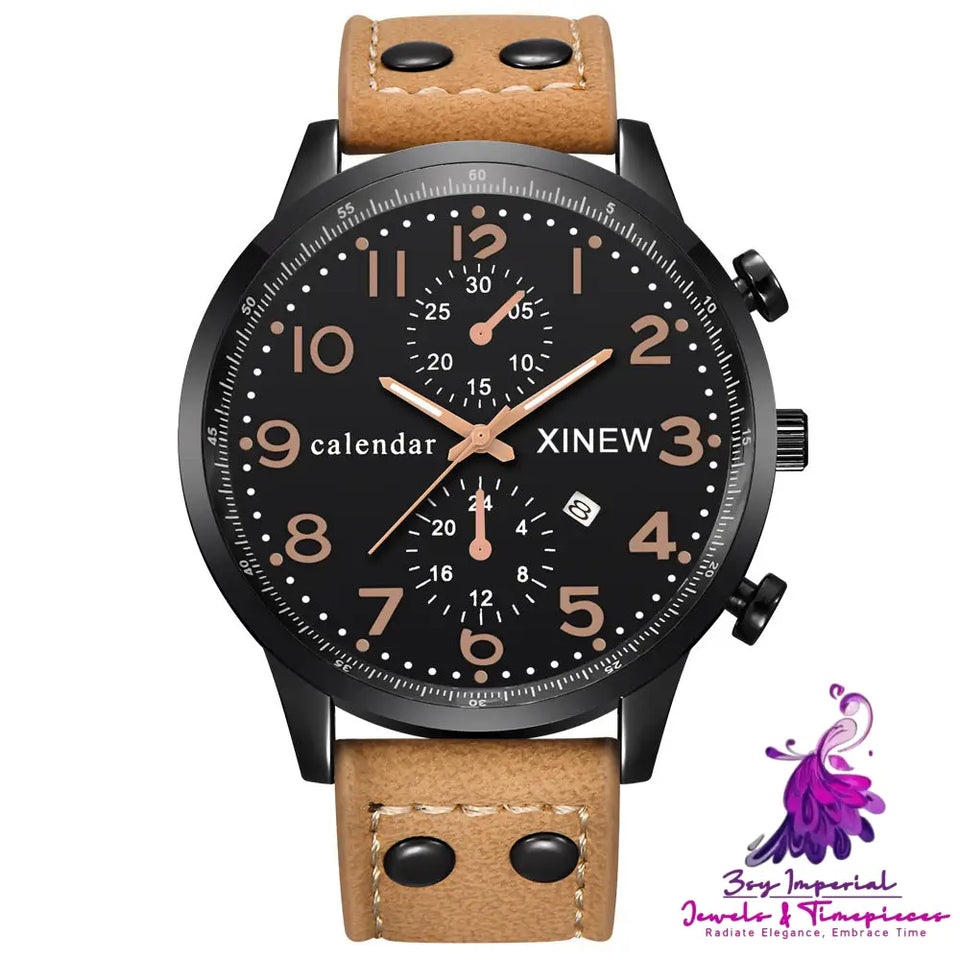 XINEW Business Calendar Men’s Watch