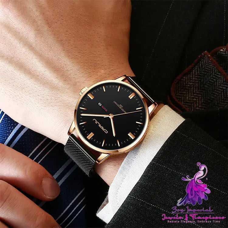 Business Casual Men’s Quartz Watch