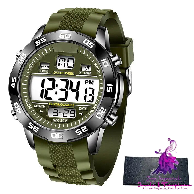 Business Multifunctional Men’s Alloy Electronic Watch