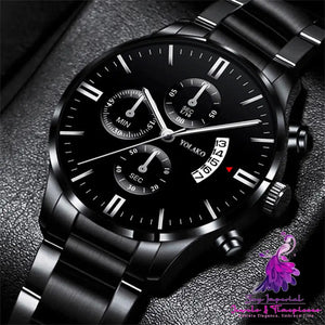 Fashionable Six Hands Calendar Men’s Watch