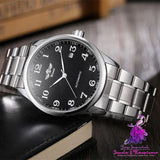 Simple Stainless Steel Men’s Business Watch