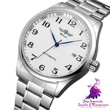 Simple Stainless Steel Men’s Business Watch