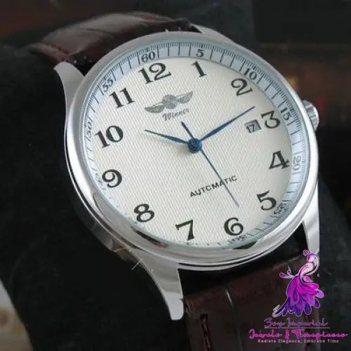 Simple Stainless Steel Men’s Business Watch