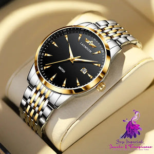 Business Refined Steel Belt Quartz Watch