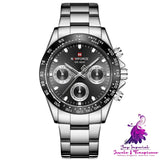 Business Water Resistant Men’s Steel Quartz Watch