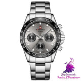 Business Water Resistant Men’s Steel Quartz Watch