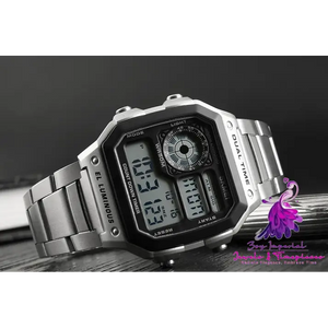 Business Steel Belt Multi-function Men’s Watch