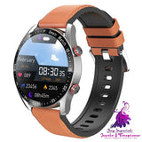 ECG PPG Business Smart Watch with Stainless Strap