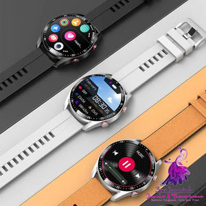 ECG PPG Business Smart Watch with Stainless Strap