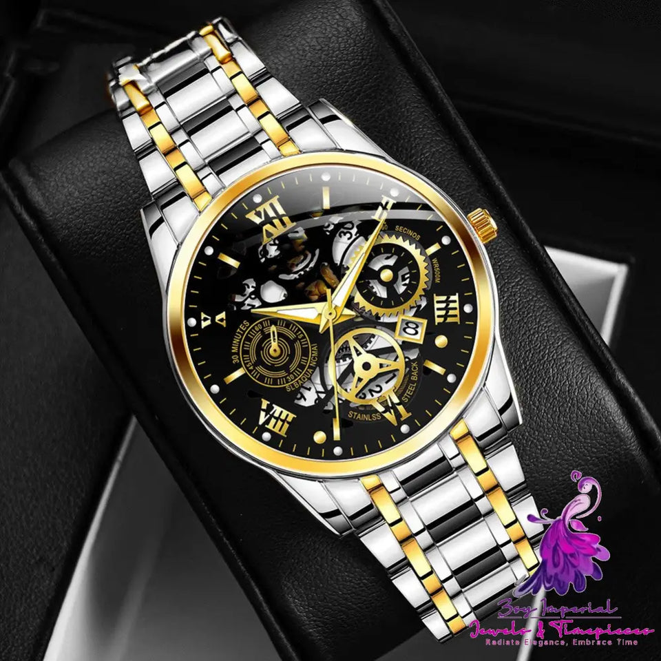 Fashion Waterproof Business Quartz Watch