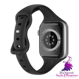 Silicone Butterfly Buckle Watch Strap