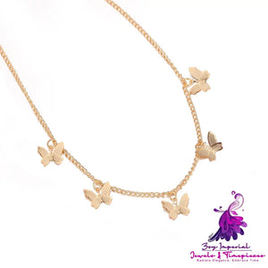 Butterfly Choker Necklace for Women